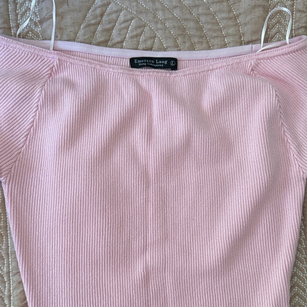 Evermore Long Pink Women's Sweatshirt
